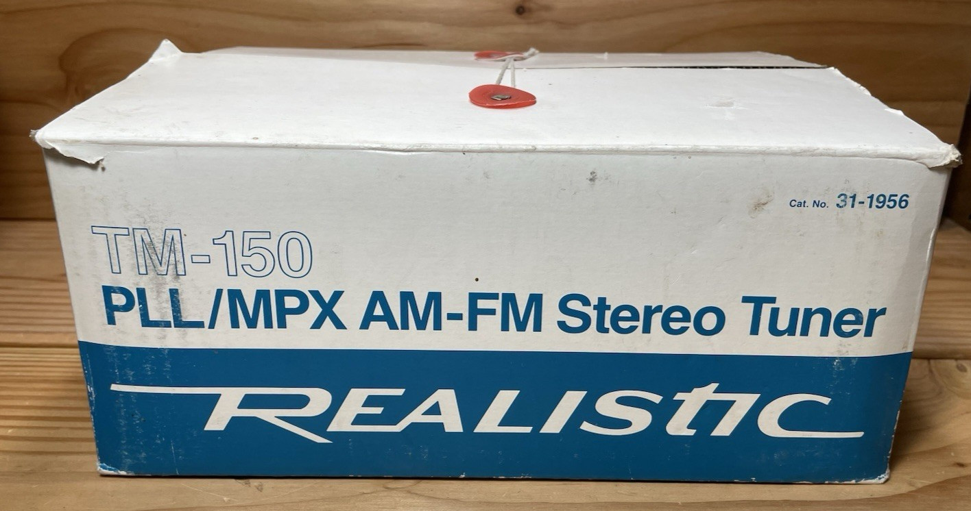 Vintage TM 150 Stereo AM/FM Radio Tuner 31 1956 Realistic/Radio Shack New opened