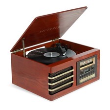 Victrola Ellington Vintage Wood Record Player - Factory Direct