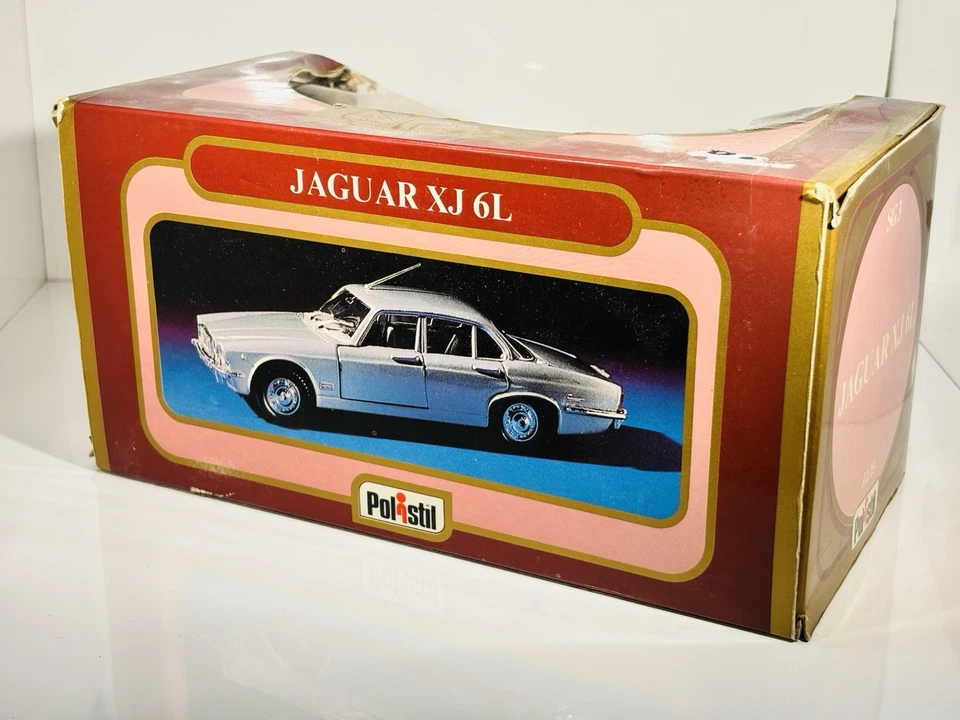 Polistil 1/25 Scale SG1 Jaguar XJ6L - Silver - Boxed - Image 4 of 4