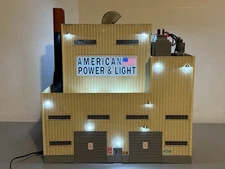 Ho Scale Menards American Power & Light Train Building READ