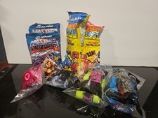 He Man, Rock Em Sock Em Robots, Eight Balls, And  Monster Truck Sonic Wacky Pack