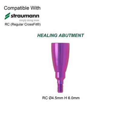 US Dental RC Platform Ø4.5mm Healing Abutment Cap For Straumann ITI BL/BLT