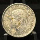 1938 Canada Twenty Five Cent 25C Silver Coin