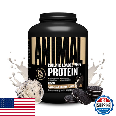 Animal Whey Isolate Protein Powder - Loaded For Pre Post Workout Muscle Builder