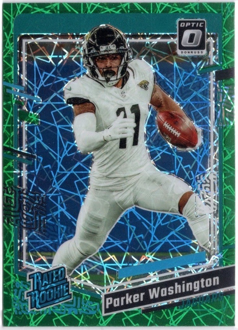 Parker Washington Panini Donruss Optic #254 Green Velocity