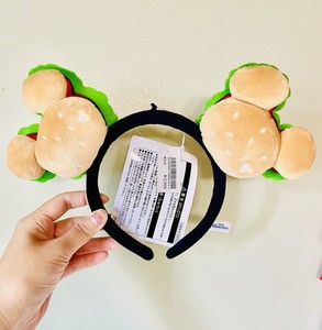 Disney Brown & Green Burger Mickey Ears Headband Hamburger Mickey Ear - Etsy main image 4