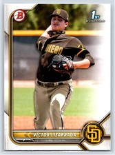 2022 Bowman Victor Lizarraga 1st Bowman Rookie San Diego Padres RC #BP-127