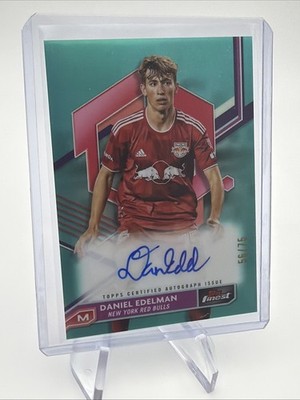 2023 Topps Finest MLS Aqua Refractor /75 Daniel Edelman Auto A-DE
