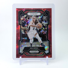 2024 Panini Prizm Draft Picks Nika Muhl Red Ice RC #15 UConn