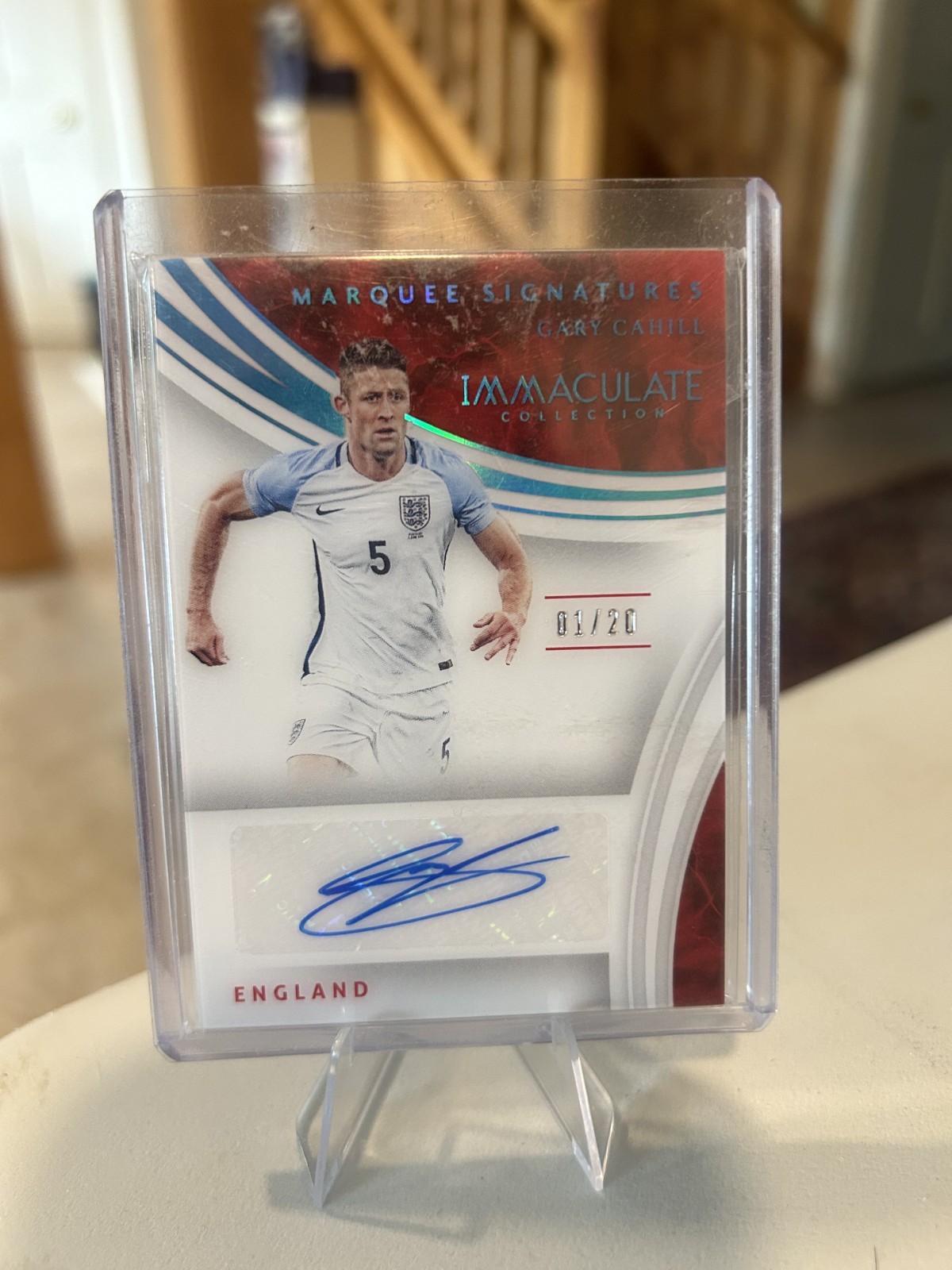 2017 Immaculate Collection Marque Signatures #MS-GC Gary Cahill 1/20