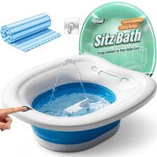 Ruguo Electric Sitz Bath For Toilet Seat Unisex Sitz Bath Soak Tub Sits Bath