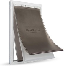 PetSafe Extreme Weather Aluminum Pet Door, Extra Large Insulated  Secure