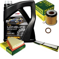 Inspektionspaket 5L Mannol Longlife 5W-30 FüR BMW E84 Xdrive20I Xdrive28I