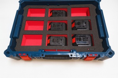 Schaumeinlage für Bosch Akkus 9x ProCore 4 - 8 Ah 18V L-Boxx Contractor