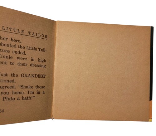 The Brave Little Tailor by Walt Disney 1939 Whitman Publishing Mickey Mouse VGUC - Picture 11 of 12
