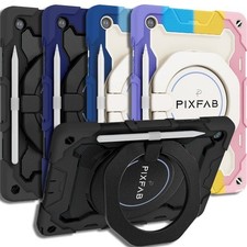 For Apple iPad 10.2 7th Gen 2019 Case, Shockproof Full Body Stand Strap Cover