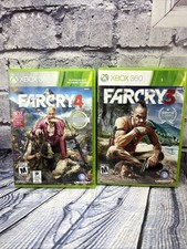Set Of 2 - Far Cry 3 & 4 - Microsoft Xbox 360/ (3) Is CIB/ TESTED AND WORKS