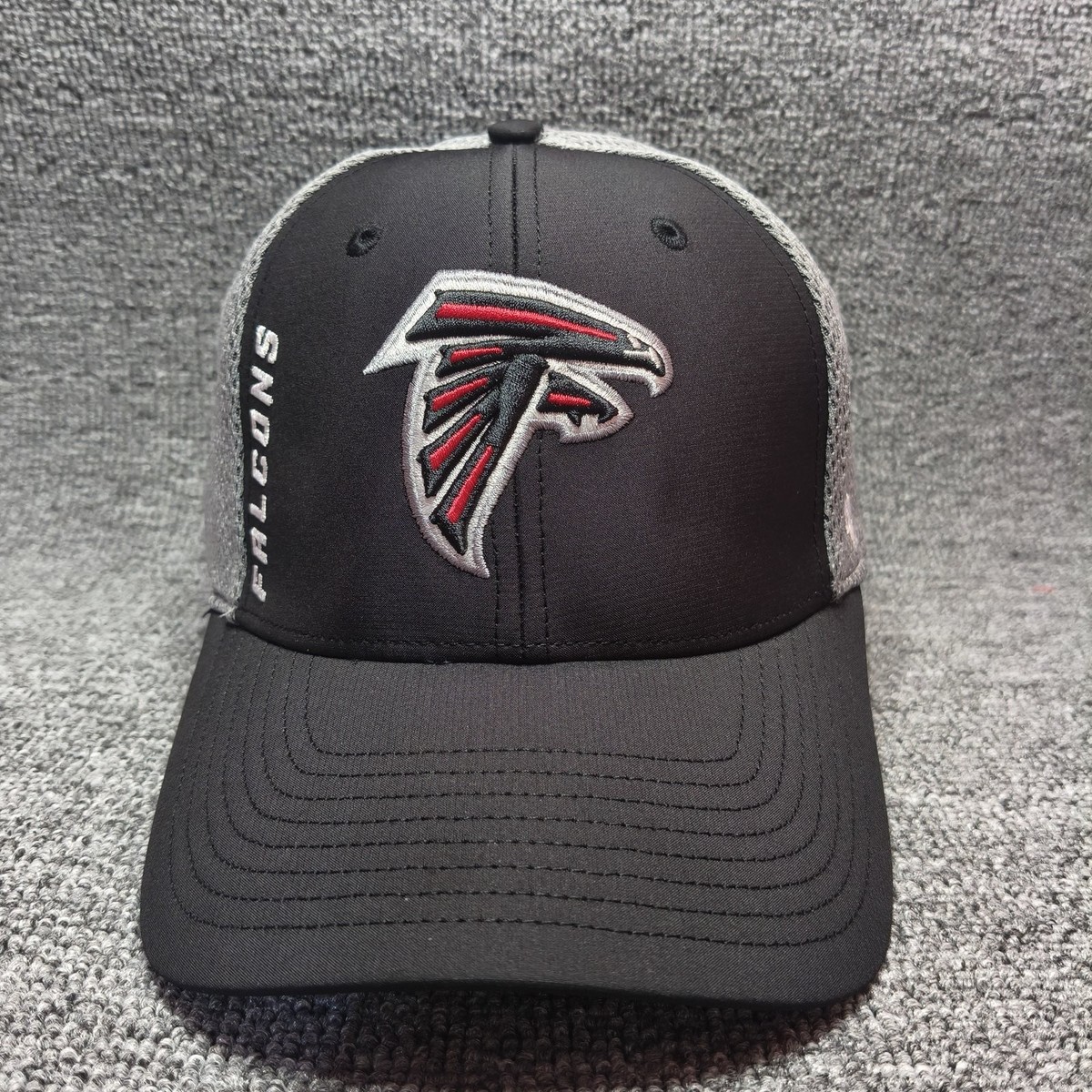 '47 Brand Atlanta Falcons NFL Black Gray Curved Brim Cap Hat