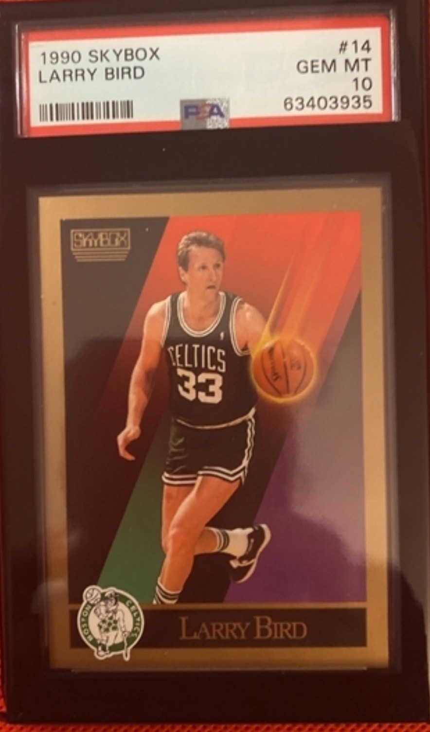 1990 Skybox #14 Larry Bird Boston Celtics PSA 10 HOF 🔥