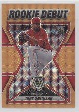 2022 Mosaic Rookie Debut Fluorescent Orange Prizm /99 Antonio Santillan 0l7n