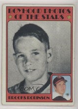1972 Topps Boyhood Photos of the Stars Brooks Robinson #498 HOF 0h1