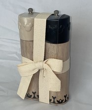 Disney Parks Homestead Home Mickey Salt & Pepper Grinder Set Black Neutral New
