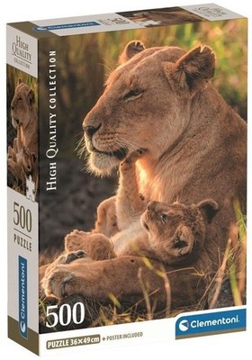 NEW Clementoni Jigsaw Puzzle 500 Pieces High Quality Collection Feline Love