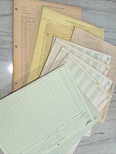Pile Of Vintage Machine Fortran Coding Forms By Datamate, IBM,