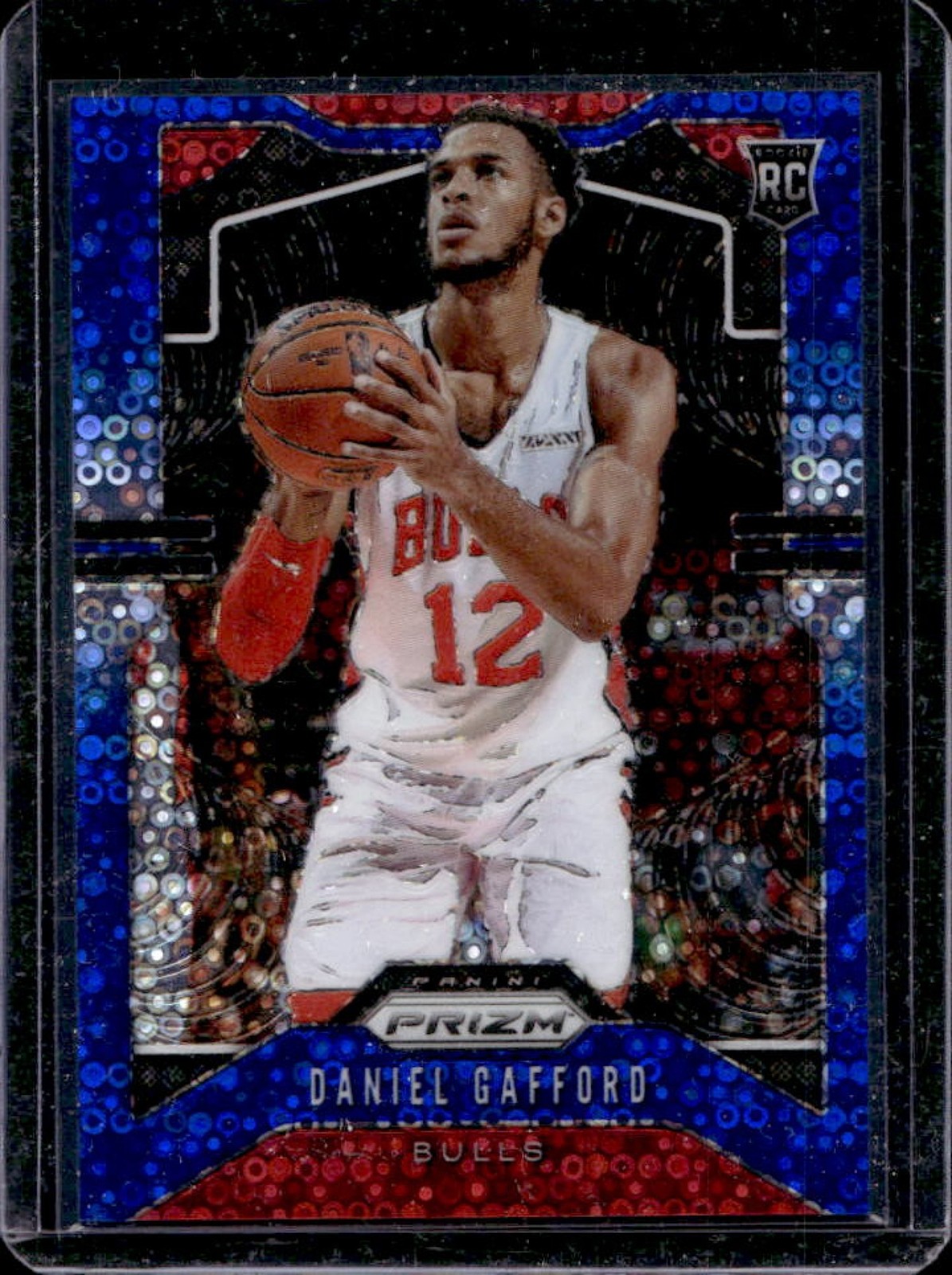 2019-20 Panini Prizm Daniel Gafford RC Prizm Fast Break Blue #/175 Bulls