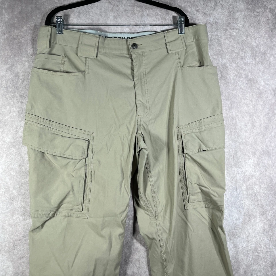 Duluth Trading Co. Pants Mens Size 40X32 Tan Cargo Pockets Workwear Standard Fit - Image 2 of 4