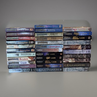 Lot Of 33 Forgotten Realms Paperback Book TSR Fantasy Dungeons & Dragons D&D #2