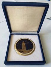 NRD Porcelana Medal Dzwonnica Buchenwald Weimar Porcelana z etui NRD
