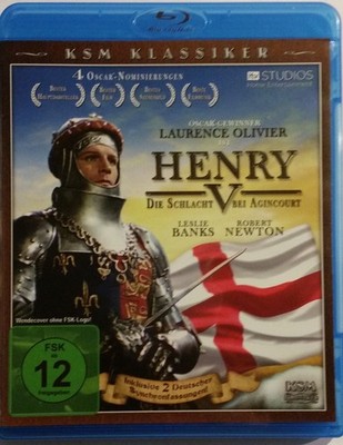 Henry V. - Die Schlacht bei Agincourt - Laurence Olivier, Leslie Banks (Blu ray)