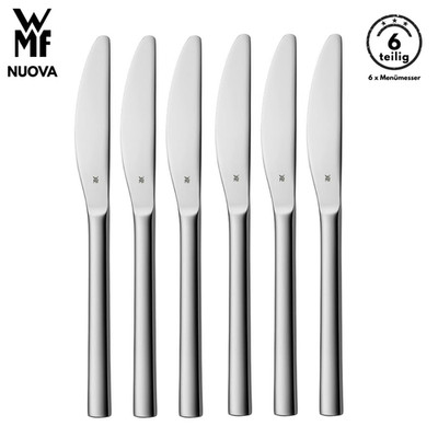 WMF Besteck Messer set NUOVA B-Ware 6-tlg, Tafelmesser, Menümesser Speisemesser