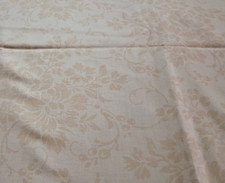 BTY Pale Yellow Floral Cotton Fabric Tone-on-Tone