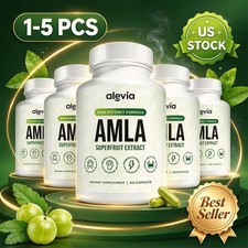 1-5x Alevia Amla Superfruit Extract Capsules 1000mg High Potency , 60 Capsules