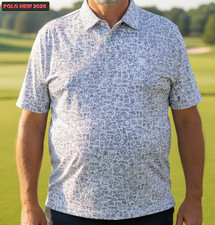 Rhoback Brand Men  s Golf Polo Shirts Performance Lot of 5 polo shirt Performance