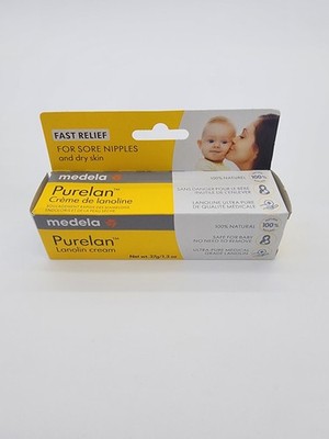 Medela Purelan Lanolin Cream for Sore Nipples & Dry Skin Dermatologically Tested