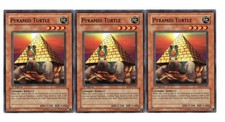 Yugioh- 3X Pyramid Turtle - Common - 1st Edition - SD2-EN005 - Near Mint