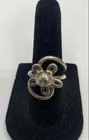 Sterling Silver Daisy Floral Ring 6.8g — photo 1