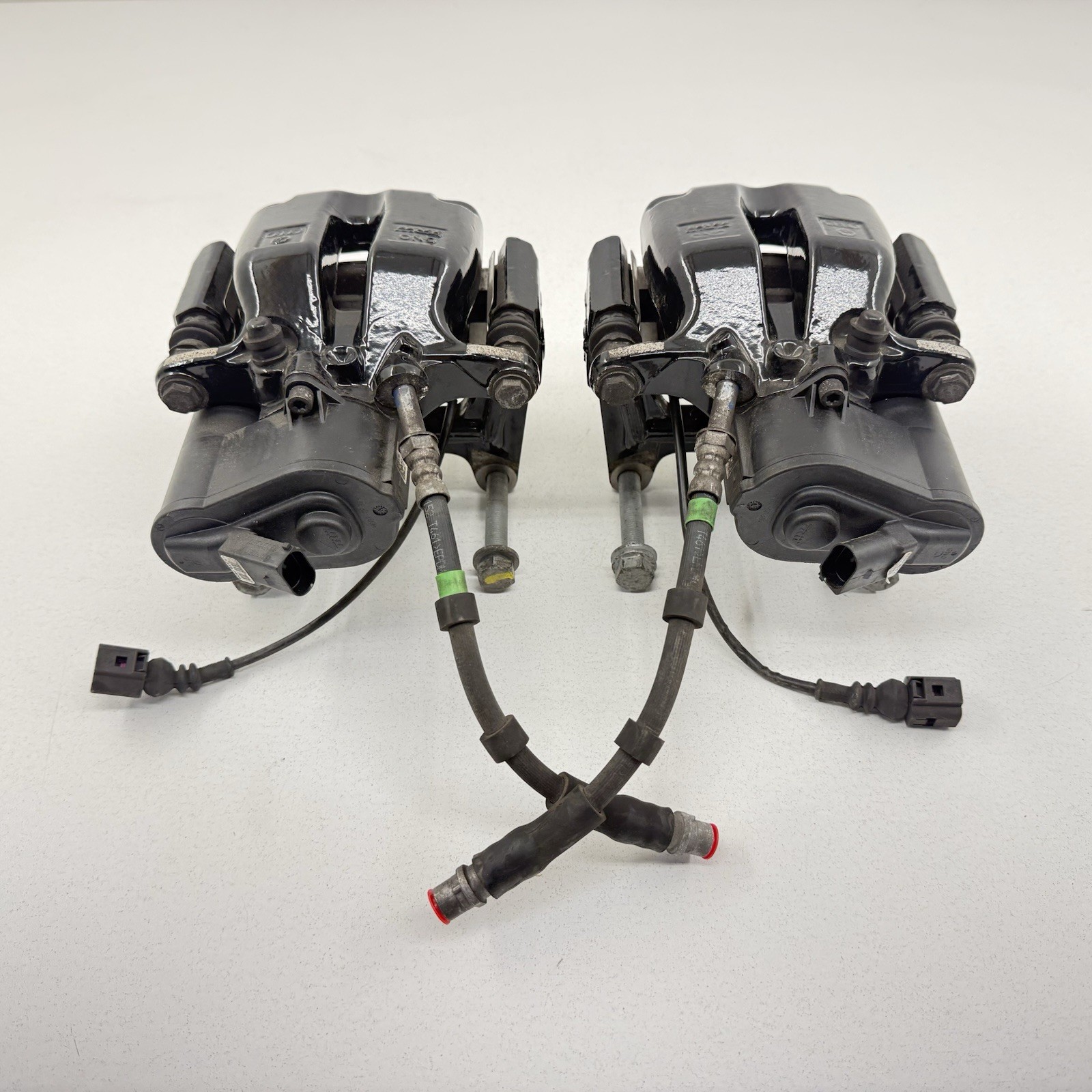 13-18 Bentley Flying Spur Rear Brake Caliper Parking Brake Actuator Pair OEM