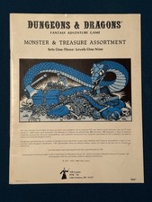Vintage 1980 Dungeons & Dragons Monster & Treasure Assortment TSR 9047 Sets 1-3