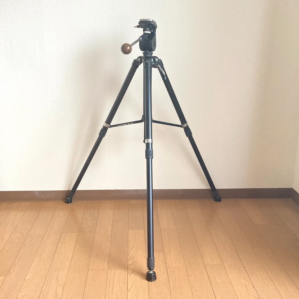 Slik Master Camera Video Tripod Sturdy Head Geared Tested Used 50" From Japan - Image 4 of 4