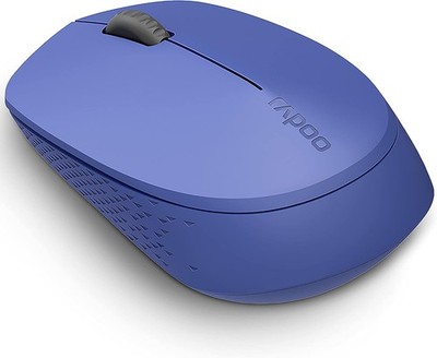 Maus Kabellos Bluetooth 2,4Ghz Multimode Leise Klick Optisch Rapoo SM100 Blau