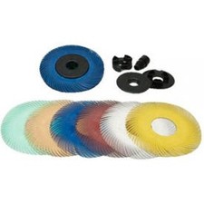 3M  Radial Bristle Brush 6"" x 1/2"" x 1""  Ceramic 50 Grit 3m 7100138347