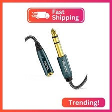 SOLMIMI 1/4 to 3.5mm Headphone Adapter, 1/4 to 1/8 6.35mm Male to 3.5mm Female T