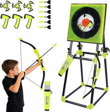 Axe Throwing Game for Backyard, 4-in-1 Outdoor Games for Kids Adults Family