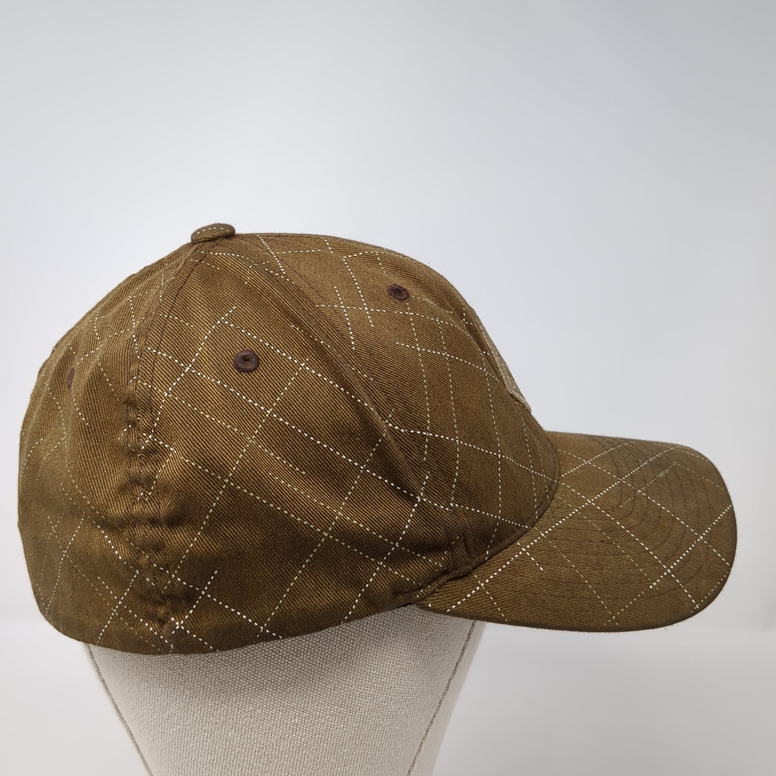 Volcom Stone Fitted Hat Brown Medium Embroidered … - image 5