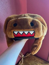 Domo Kun Furry Trapper Hat Plush Winter Cap Cosplay Streetwear Beanie