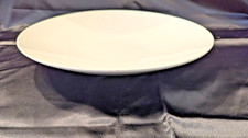 Lovely Anton Black Fine China ~ 12" Large White Plate / Shallow Bowl ~VGC